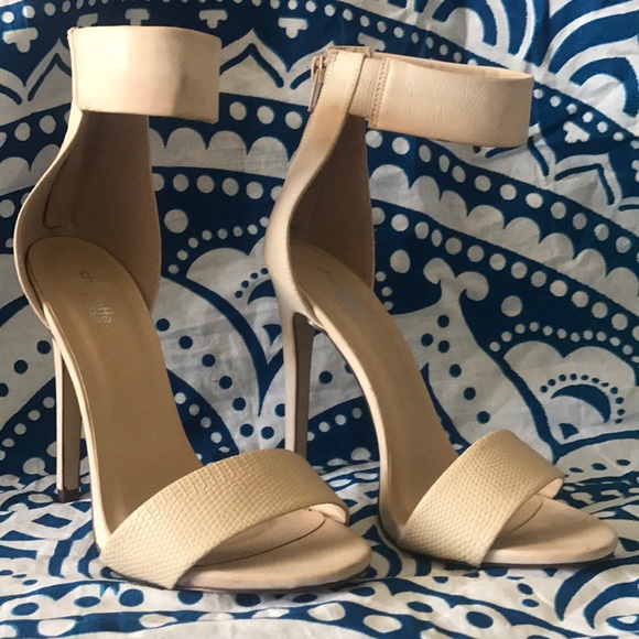 Charlotte Russe Shoes - Nude Heels